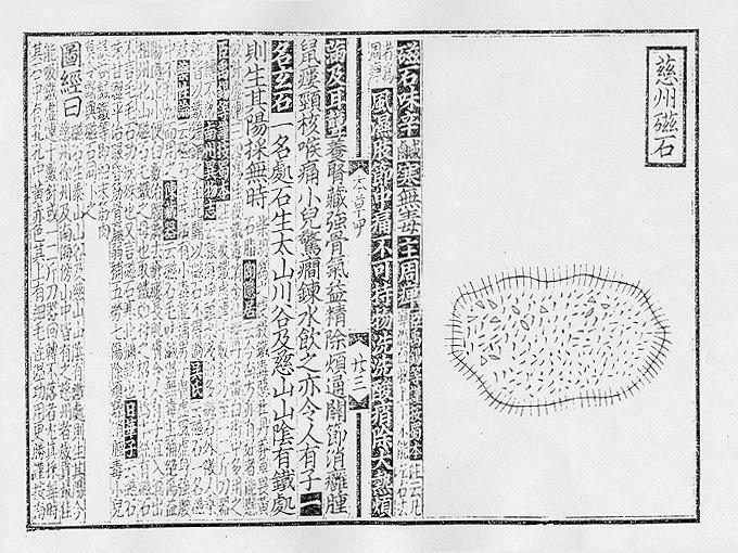 中国古籍中关于磁的文字记载